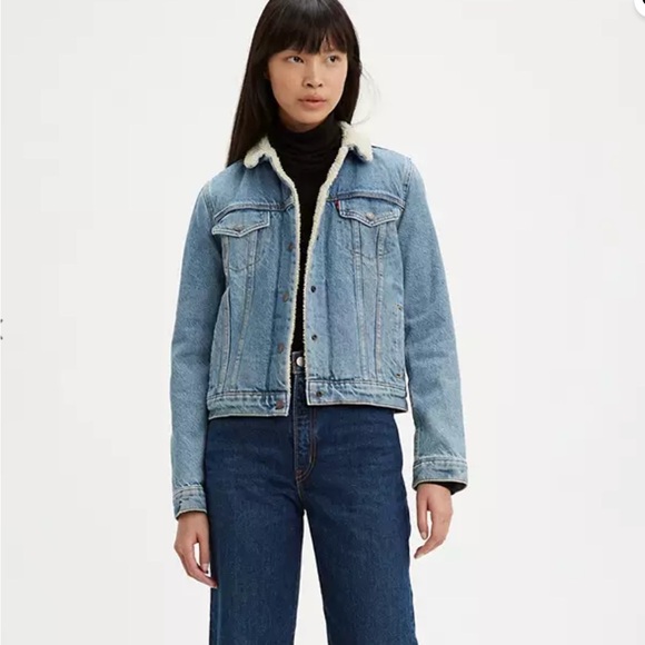 Levi’s Original Sherpa Trucker Jacket - Picture 1 of 7